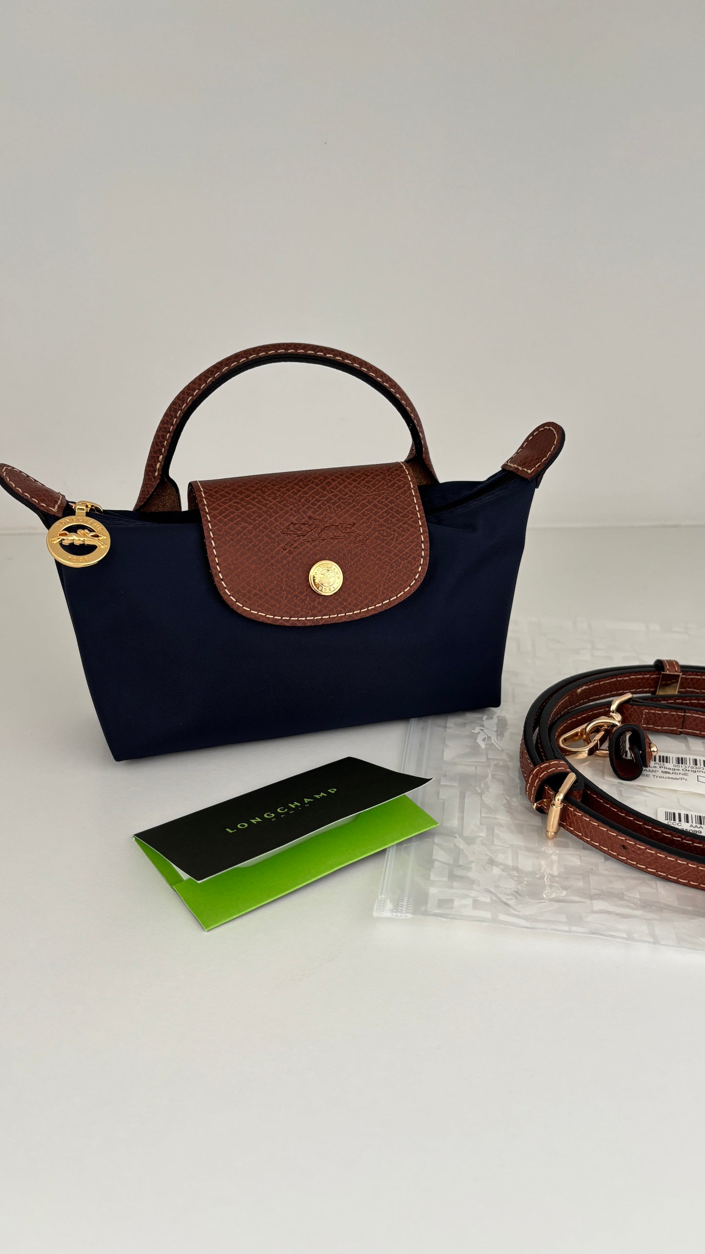 Mini Longchamp + Strap