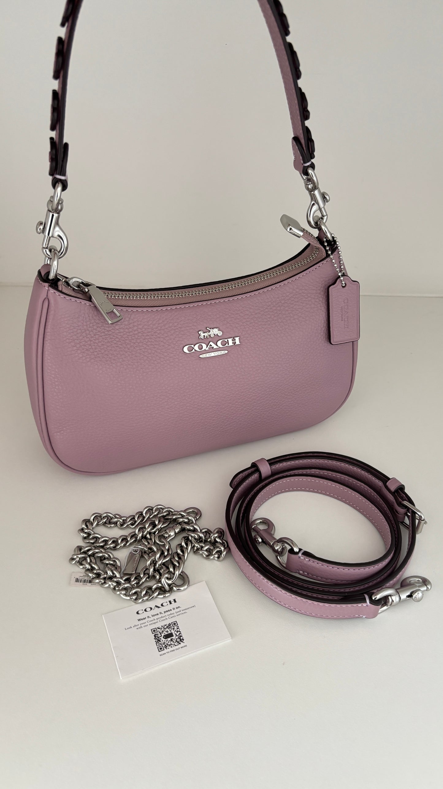 Cartera/Crossbody + Strap cadena Coach