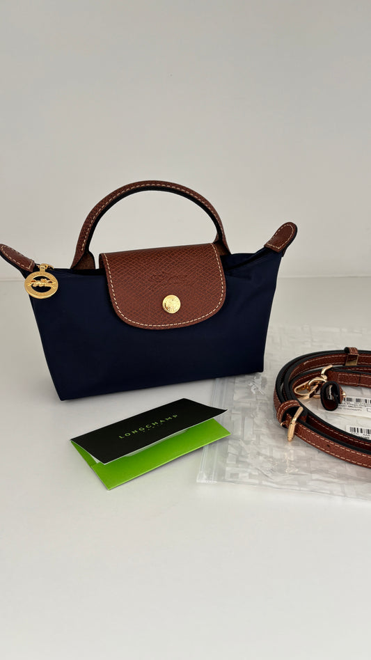 Mini Longchamp + Strap
